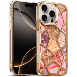 Coque - COOL - iPhone 16 Pro - Marbre - Design - Protection contre les chocs