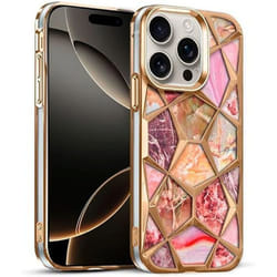 Coque - COOL - iPhone 16 Pro - Marbre - Design - Protection contre les chocs