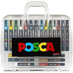 Marqueurs peinture - POSCA - PC1m-3m-5m - 20 unités - Finition mate - Opaque