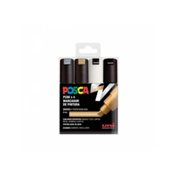 POSCA 182634677 marqueur 4 pièce(s) Multicolore