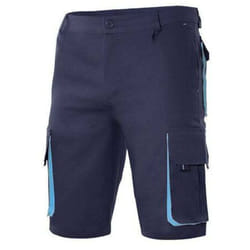 Bermuda multipoches bicolore Velilla Marine / Bleu Ciel 46