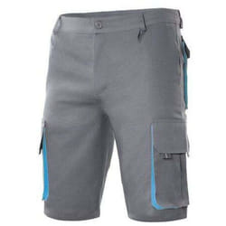 Bermuda multipoches bicolore Velilla Gris / Bleu ciel 48