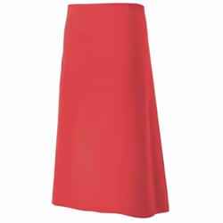 Caractéristiques: Deux bandes aux extrémités pour serrer le tablier Sans poche Matières: 65% polyester, 35% coton- 190g/m²