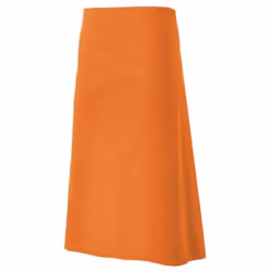 Caractéristiques: Deux bandes aux extrémités pour serrer le tablier Sans poche Matières: 65% polyester, 35% coton- 190g/m²