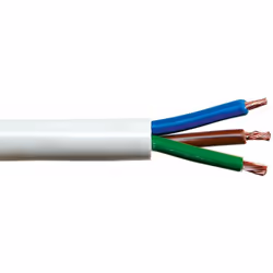 Câble : 3G 2,5 mm² , Couleur : Blanc , Libellé : L. Couronne 50 m