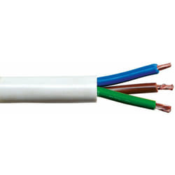 Cable H05 Vv-f 2,5 Mm² 3g 2,5 Mm² Blanc l Couronne 50 m