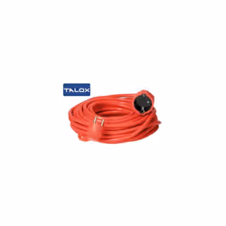 Rallonge câble rouge Talox 2P+T 3X1,5 x 15 m est une rallonge électrique de 15 mètres, idéale pour une utilisation en extérie ...