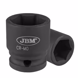 JBM 11195, Douille à choc, Noir, 1 tête(s), 1/2", Métrique, 17 mm