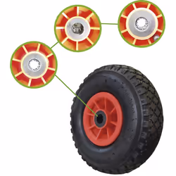 JBM 12055 JANTE PLASTIQUE P/REF.52202-52661 3.00-4 (260x85) 2 P.F Chez European Tools, nous sommes fiers d’offrir des produit ...