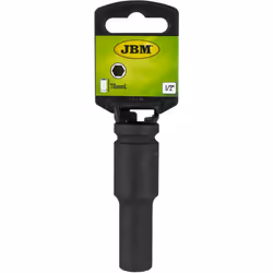 JBM 12065, Douille à choc, Noir, 1 tête(s), 1/2", Métrique, 16 mm
