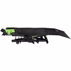 JBM 50911 TABLE HYDRAULIQUE POUR CASQUETTE DE MOTOS. : 365 kg / Hauteur : min. 220 mm / Hauteur : max. 850 mm / Dimensions :  ...