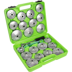 JBM - kit d'extracteurs de filtre à huile / 23 pièces en aluminium 51332