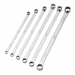 JBM 51864 clé à cliquet Argent 10,11,12,13,14,15,16,17,18,19,22,24 mm