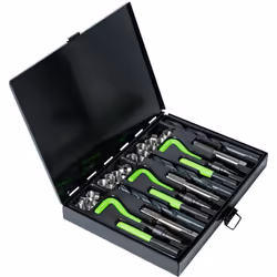 JBM 51897, Kit d'outils de taraudage, Noir, Argent, 39 pièce(s), 2,21 kg