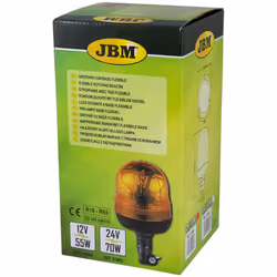 JBM 51964 BASE SOUPLE GIRADE BEACON H1 12V 55W Abat-jour anti-rupture Objectif ABS - BAES Filetage d’objectif avec étanchéité ...
