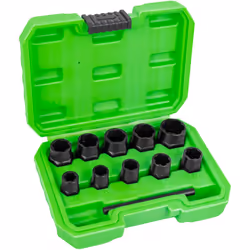 JBM 51998, Ensemble de douilles, 3/8", Métrique, 10 tête(s), 10,11,12,13,14,15,16,17,19 mm