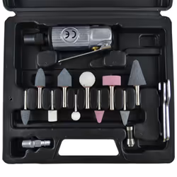 JBM 52157, Meuleuse droite, Noir, Acier, CE, 25000 tr/min, Air comprimé, 900 g