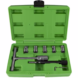 Ensemble de 7 alésoirs pour le nettoyage des sièges d’injection lors de la révision des moteurs diesel ou du remplacement des ...