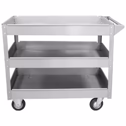 JBM 52373, 3 étagères, Argent, 100 kg, 4 roue(s), 1010 mm, 630 mm