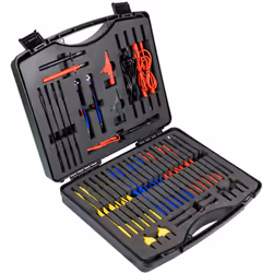 LE KIT DE CÂBLES ET D’ACCESSOIRES POUR MULTIMÈTRES JBM 52439 CONTIENT : 2 compteurs à résistance variable 2 voyants LED 2 Dis ...