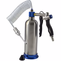JBM 52543 PISTOLET UNIVERSEL DE NETTOYAGE DE FILTRE À PARTICULES Capacité maximale 650 cc Tuyau en nylon 4x6x2.7m Plage de pr ...