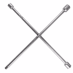 JBM 52880, Clé à ecrou, 1 pièce(s), Argent, En forme de X, 3,75 kg, 24,27,32 mm