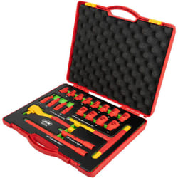 Mallette à outils isolée 3/8' 20 pièces JBM 53154
