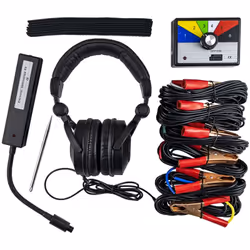 KIT DE STÉTHOSCOPE ÉLECTRONIQUE COMBINÉ (6 CANAUX) : Stéthoscope super sensible, adapté à la détection de défauts dans : - Mo ...