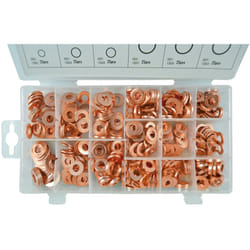 JBM - kit de joints en cuivre pour injecteurs 375 pièces 53340