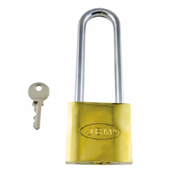 JBM 53409, Cadenas conventionnel, Verrouillage par clé, fermeture différente, 5 cm, 1 pièce(s), 3 pièce(s)