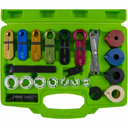 Ce kit vous permet de retirer et de déconnecter les connexions de la climatisation et des conduites de carburant. Grâce à ce  ...