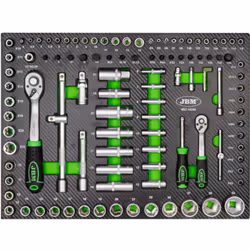 JBM 53708 LOT DE 4 MODULES EN EVA CARBONE POUR CHARIOTS À OUTILS Avec 4 modules en fibre de carbone. Comprend : Ref : 14296 M ...