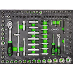 JBM - Lot de 4 modules en carbone eva pour chariots à outils 53708