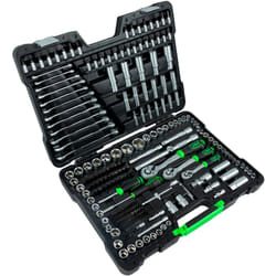 Mallette à outils de 216 pièces avec douilles hexagonales galvanisées JBM 54034