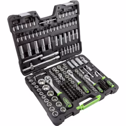 JBM54035 Mallette à outils de 179 pièces avec inserts hexagonaux Outils 1/2" 17 clés à douille Allen : 10,11,12,13,14,15,16,1 ...