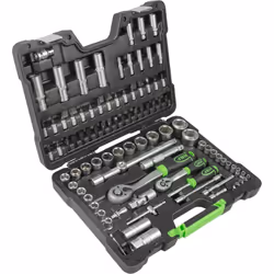 JBM54038 Mallette à outils de 94 pièces avec douille hexagonale Mallette à outils professionnelle composée de : 01 cliquet un ...