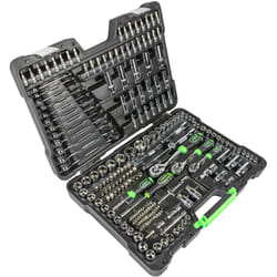 Mallette à outils de 216 pièces avec douilles hexagonales chromées JBM54045