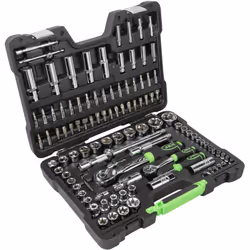 Description générale Maletín professionnel de herramientas de 108 piezas, idéal pour les passionnés de bricolage et les profe ...