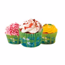 Cerf Dellier Caissette cupcake Les Minions (x 50), Caissettes pour cupcake / muffin, Autres, Vert, Papier, 30 mm, 5 cm