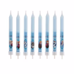 Cerf Dellier Bougie anniversaire La Reine des Neiges (x8)