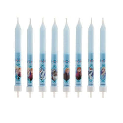 Cerf Dellier Bougie anniversaire La Reine des Neiges (x8)