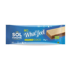 SOL NATURAL - Snack bio épeautre et noix de coco Wha!feel 1 unité de 30g (Coco - Ëpeautre)