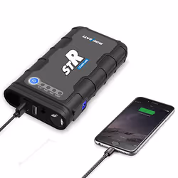 miniBatt MB-STR12 banque d'alimentation électrique Dioxyde de cobalt et de lithium (LiCoO2) 12000 mAh Noir