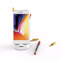 miniBatt PowerCUP Smartphone Blanc USB Recharge sans fil Charge rapide Intérieure