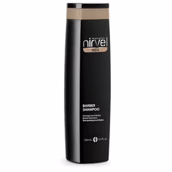 Nirvel Cosmetics Barber Shampoo 250 ml, Shampoing pour barbe, 250 ml, Hydratant, Bouteille, Argan, Tous types de peau