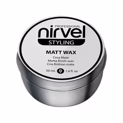 Nirvel Cosmetics Matt Wax, 50ml, Cire capillaire, 50 ml, Femmes, Tous types de cheveux, Vase, Fixation