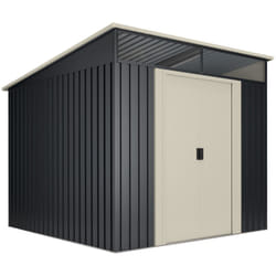 Abri de jardin Wasabi Stark 5.6 m2 - Garantie 10 ans - 236x238x203cm. Remise métal