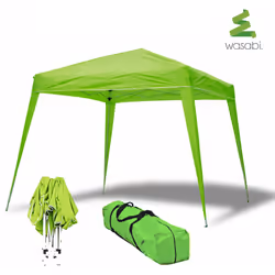 Tente de jardin 2,4x2,4m avec cadre pliable en aluminium . Assemblez et démontez votre magasin n'importe où en quelques secon ...