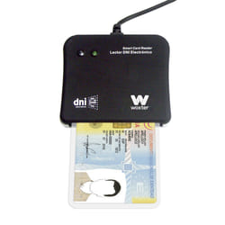 Woxter PE26-003 lecteur de cartes à puce Intérieure USB USB 2.0 Noir