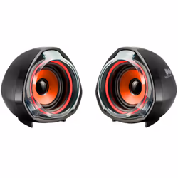 Woxter Big Bass 70, 2-voies, 2.0 canaux, Avec fil, 15 W, 90 - 20000 Hz, Noir, Rouge